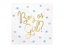 Servetėlės "Boy or Girl" (20vnt.)
